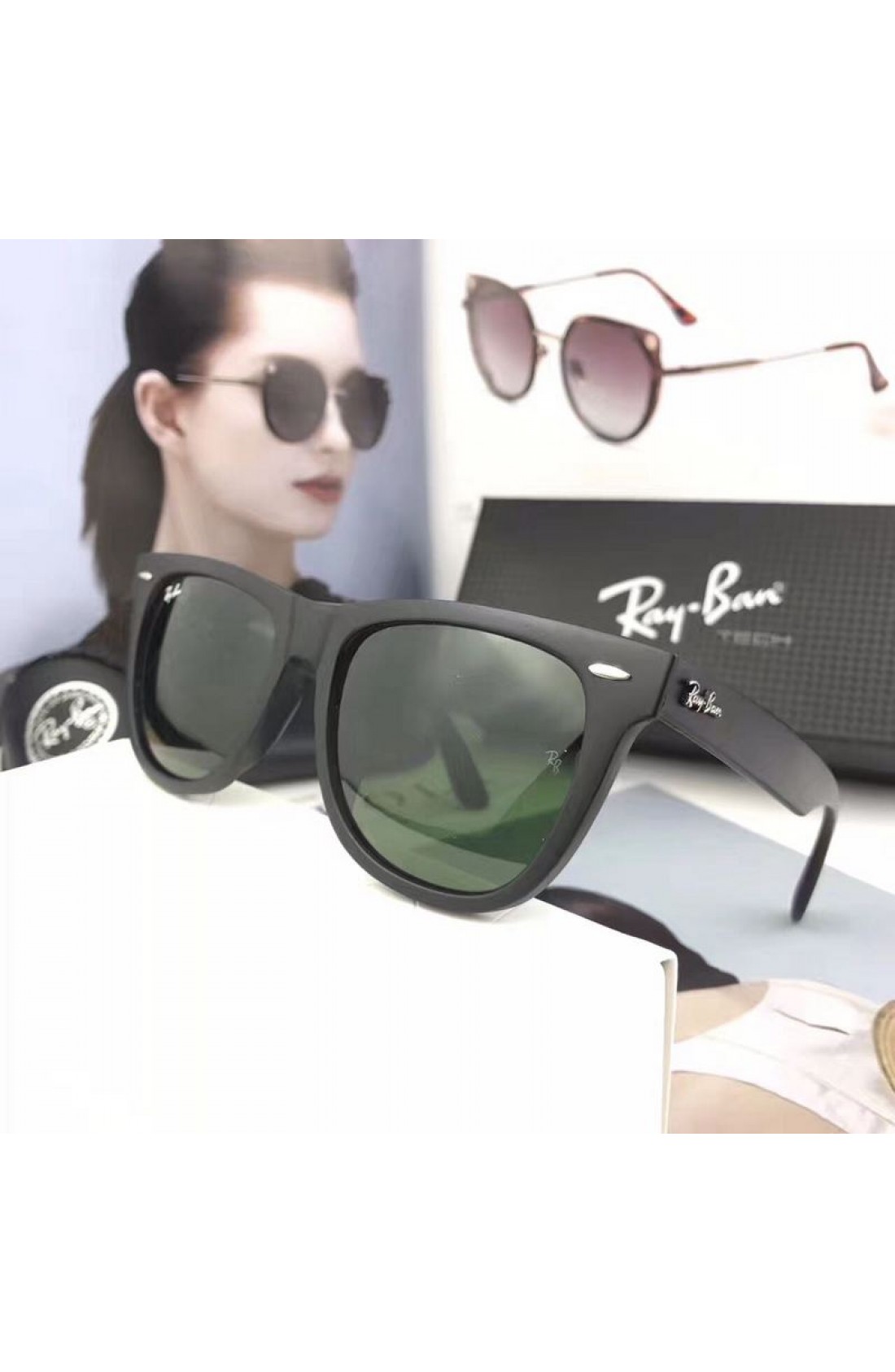 ray ban sunglasses green lens