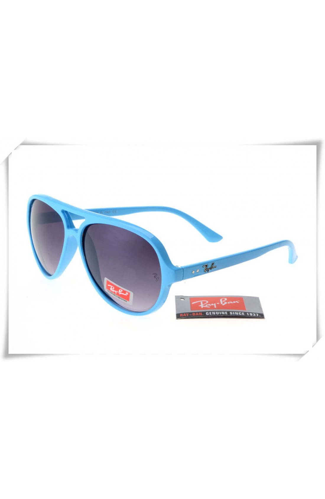 ray ban sunglasses with blue frame
