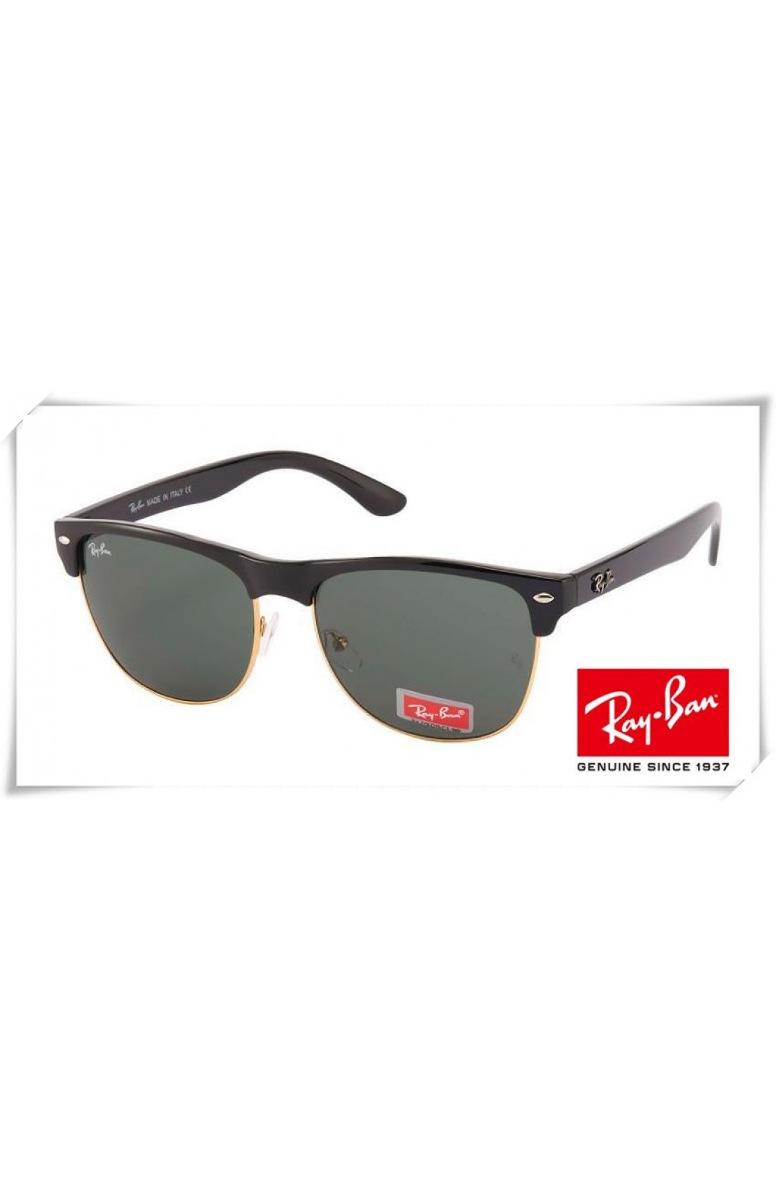 clubmaster oversized ray ban